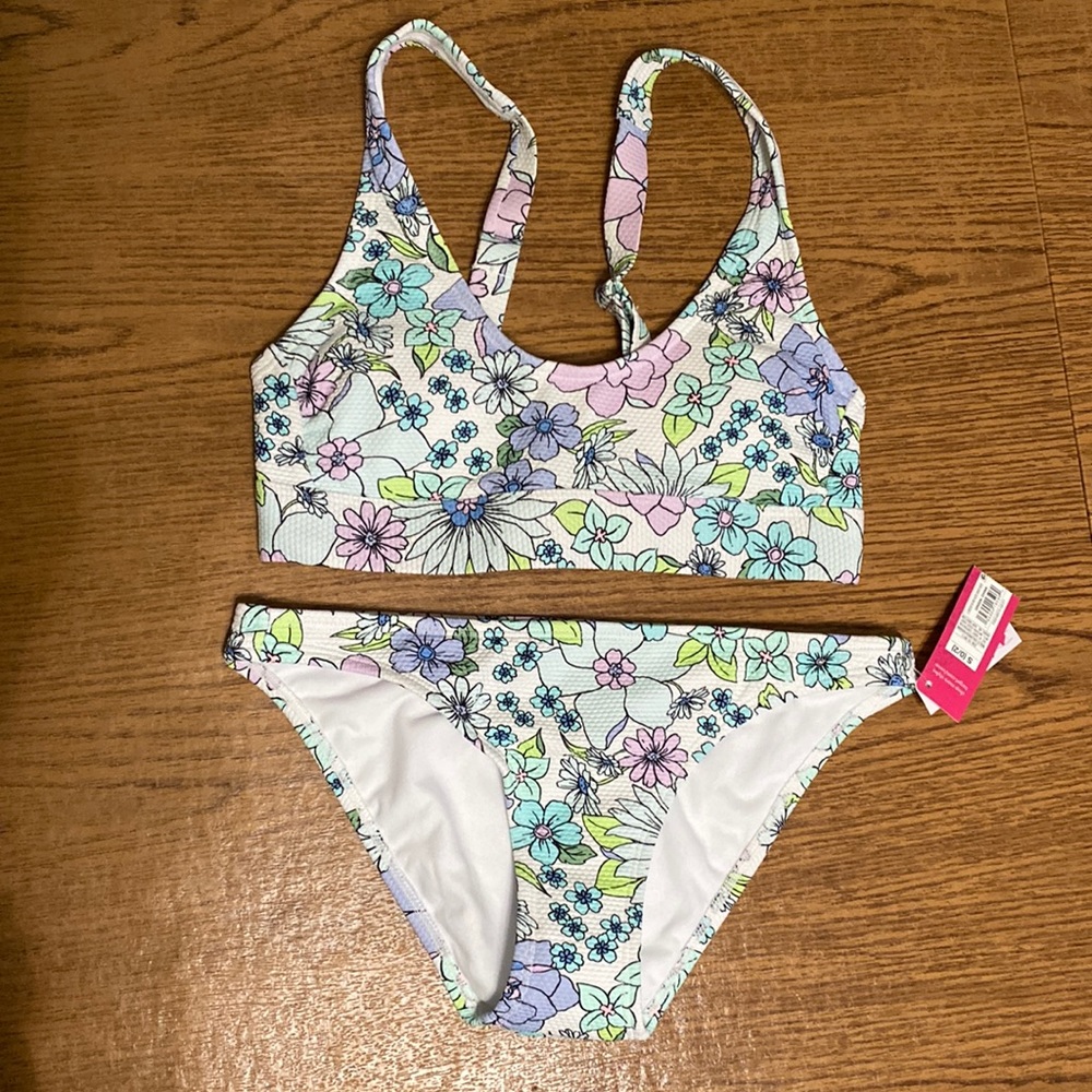 2 piece swimsuit, xhilaration, Size S, New